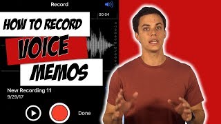 How to Record Voice Memos on iPhone [upl. by Sivi473]