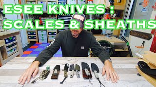 ESEE knives options for handle scales and sheaths [upl. by Ana332]