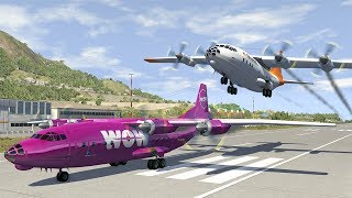 Airplane Crashes 14  BeamNG DRIVE  SmashChan [upl. by Anwat675]