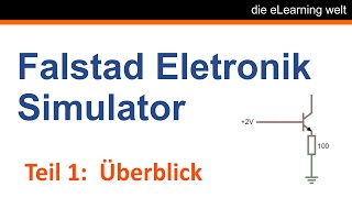 Falstad Elektronik und Elektro Simulator Einführung und Überblick [upl. by Linzer]