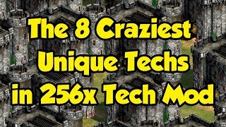 8 Craziest Unique Techs with 256x Tech Mod [upl. by Wenonah]