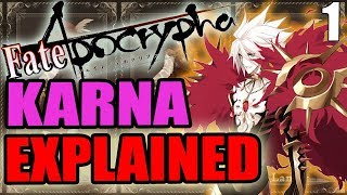 Karna  Lancer of Red Explained  Fate Apocrypha  PAST amp LORE  Part 1 [upl. by Eanod]