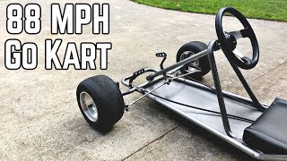 88 MPH DeLorean Kart Build Pt1  Vintage Go Kart Chassis [upl. by Jeane]