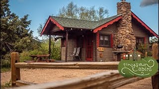 Tiny Town Cabins Estes Park CO [upl. by Yekciv]