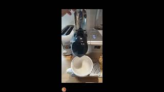 Lets make and enjoy Americano coffee by Nespresso ASMR SATISFYING [upl. by Ociral]