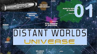 Distant Worlds Universe  Lets Play  01  Honorverse [upl. by Sawtelle]