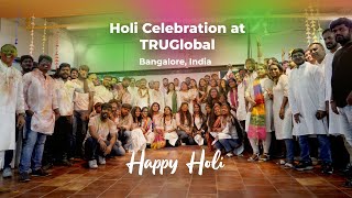 🎉Vibrant Holi Celebration at TRUGlobal Colors Snacks and Fun Galore💫 [upl. by Gagnon]