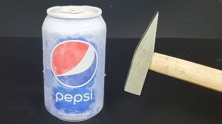 Science Experiment LIQUID NITROGEN vs PEPSI [upl. by Nylkcaj]