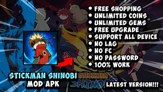 STICKMAN SHINOBI MOD APK  NO PW   LATEST VERSION [upl. by Aloke475]