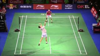 SF  2014 BWF World Championships  Lee Chong Wei vs Viktor Axelsen [upl. by Airegin84]