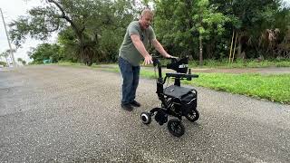 Motorized Walker That Turns Into a Power Wheelchair  The Wheellator [upl. by Sherborne]