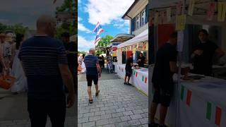 Street Market In Amriswil Switzerland [upl. by Eelynnhoj]