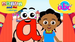 LETTER A Adventures ABC learning for toddlers  Learn and Play with Akili and Me [upl. by Milurd]