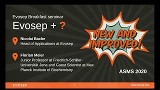 Evosep Breakfast seminar Launching EVOSEP at ASMS 2020 [upl. by Araf]