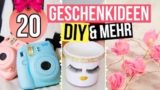 20 GESCHENKIDEEN  einfache DIYs und Kaufbares [upl. by True]