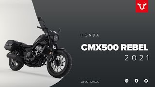 Honda CMX500 Rebel 2021 – Highquality motorcycle accessories from SWMOTECH [upl. by Zenger]