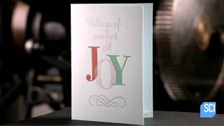 See How Traditional Letterpress Printing Creates Beautiful Greeting Cards [upl. by Helfand]