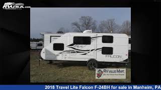 Breathtaking 2018 Travel Lite Falcon Travel Trailer RV For Sale in Manheim PA  RVUSAcom [upl. by Frazer398]