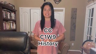 CC Cycle 1 Week 9 History [upl. by Atirrehs]