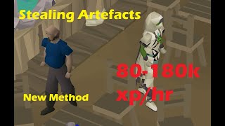 OSRS Stealing Artefacts 80180k xphr NO BLACKJACKING [upl. by Wayland]