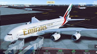 Airbus A380  Full Flight  Dubai to Hong Kong  Fly Emirates  RFS  Real Flight Simulator [upl. by Meek338]