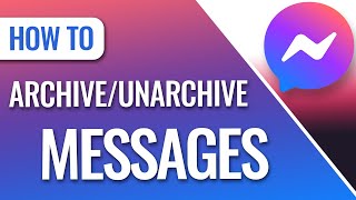 How To Archive amp Unarchive Messages in Facebook Messenger [upl. by Bascomb645]