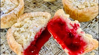 Mini Cherry 🍒 Pies  How To Make Mini Cherry Pies [upl. by Nostaw]