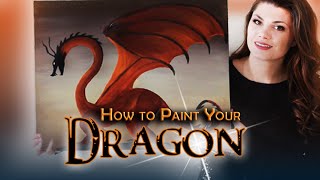 How to Paint a Dragon Tutorial Just for You [upl. by Vickey]