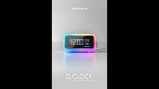 MOMAX QC2 Digital Clock and Wireless Charger [upl. by Dlanar]