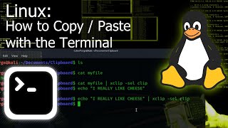 How to CopyPaste with the Terminal Linux Tutorial [upl. by Deryl]