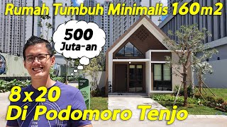 Rumah Tumbuh Minimalis 8x20 Luas Tanah 160 m2 Harga 500 Juta di Podomoro Tenjo [upl. by Engleman37]