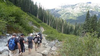 PARC PROVINCIAL JOFFRE LAKES  DESCENTE  COLOMBIEBRITANNIQUE  CANADA [upl. by Onida]