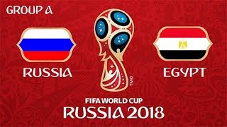 Russia vs Egypt  19062018  2018 FIFA World Cup Russia  FIFA 18 [upl. by Marka294]