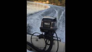 1995 50hp Evinrude [upl. by Ranzini420]