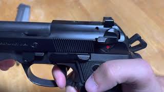 How the Beretta 92 safetydecocker works [upl. by Alleuol]