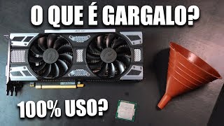 VEM APRENDER NA PRÁTICA O QUE É GARGALO DE PROCESSADOR E PLACA DE VÍDEO [upl. by Danella780]