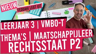 RECHTSSTAAT paragraaf 2 VERSIE 20242025  VMBOT  MAATSCHAPPIJLEER [upl. by Anihcak427]