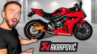 NOUA EVACUARE AKRAPOVIC PENTRU MOTOCICLETA [upl. by Peh913]