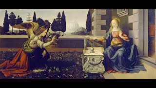 Leonardo da Vinci The Annunciation [upl. by Ciredec645]