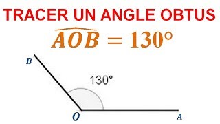 Maths 6ème  Les Bases De La Géométrie  Angle obtus Exercice 12 [upl. by Roban]