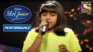 Anjanas Melodious Voice Takes Over The Judges  Indian Idol Junior [upl. by Emixam67]