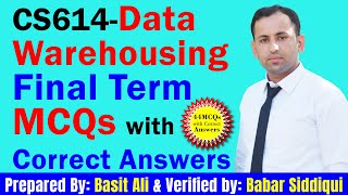 CS614 Data Warehousing Final Term Important MCQs From Lecture 2645  VU  Master Screen [upl. by Purpura]