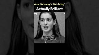 Anne Hathaway’s bad acting actually brilliant shorts [upl. by Enogitna]