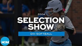 2024 NCAA DIII softball bracket selection show [upl. by Tedric]