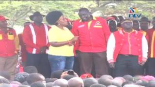 Ruto asks governorship candidate ‘Buzeki to back Mandago [upl. by Llirrehs]