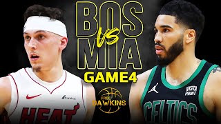 Boston Celtics vs Miami Heat Game 4 Full Highlights  2024 ECR1  FreeDawkins [upl. by Atima]