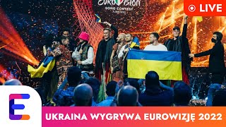 Ukraina wygrywa Eurowizję 2022  REAKCJA NA WYNIKI [upl. by Ataynik]