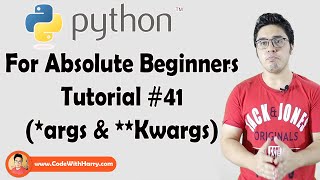 args and kwargs In Python  Python Tutorials For Absolute Beginners In Hindi 41 [upl. by Ladnik]