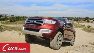 Off Road In The New Ford Everest 4x4 Review [upl. by Drawyah692]