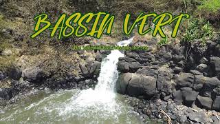 Drone flight above the Bassin Vert in Mauritius [upl. by Leinehtan]